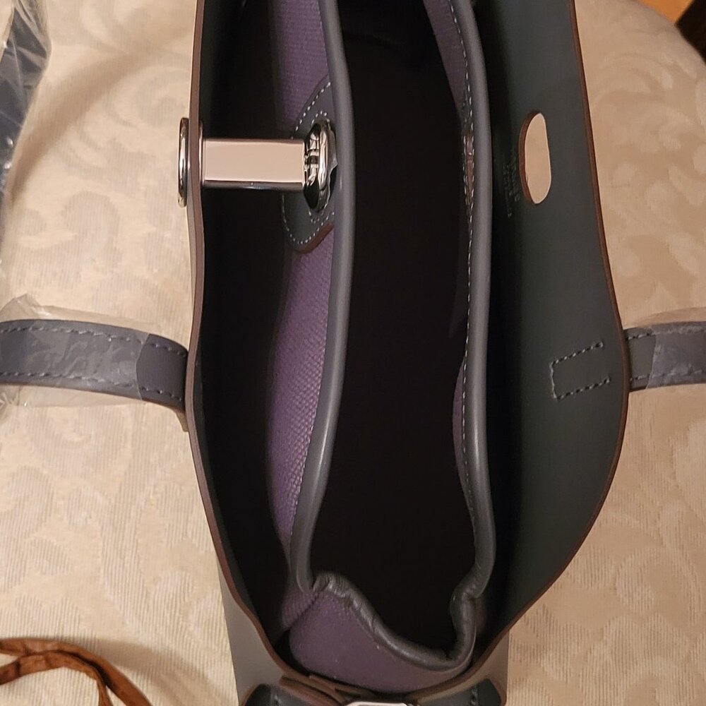 New!  Very cute fashion bag!  Elephant grey - Picture 6 of 10